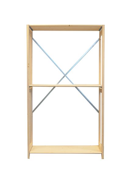 Elément de base 3 tablettes en bois A+