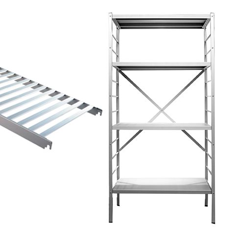 Elément de base 4 tablettes grillagées