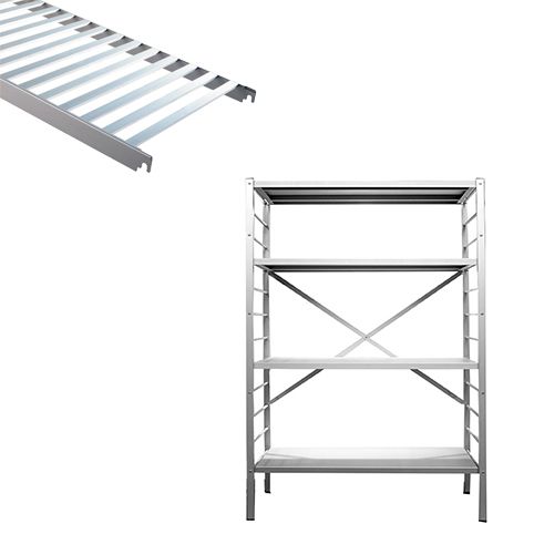 Elément de base 4 tablettes grillagées
