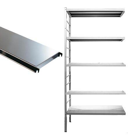 Elément suivant 5 tablettes en acier inoxydable
