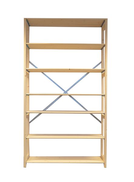 Elément de base 7 tablettes en bois A+