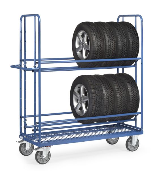 Chariot pour pneus - dimensions utiles 1420x610 mm