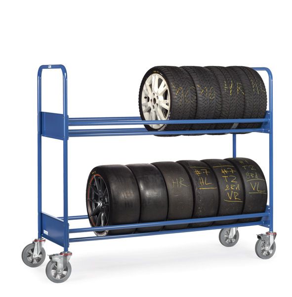 Chariot pour pneus - dimensions utiles 1860x618 mm
