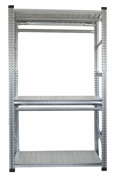Elément de base Suspension latérale double. 
2 niveaux de barres de confection.
3 niveaux de tablettes 