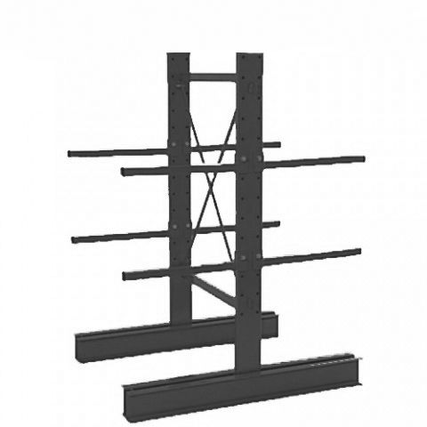 Elément de base Double face - pied- 2 bras portants