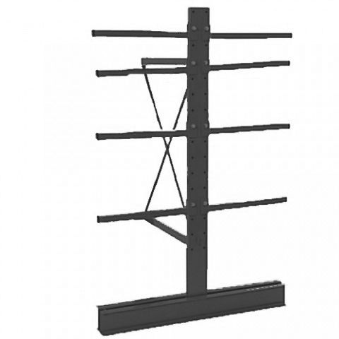 Elément suivant Double face - pied + 4 bras portants