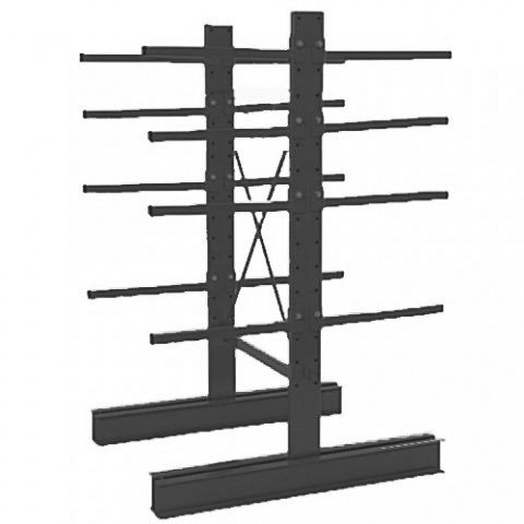 Elément de base Double face - pied + 4 bras portants