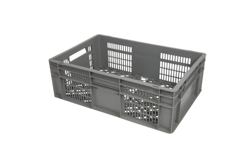 Bacs Euronorm 600x400x200, fond et cotés ajourés