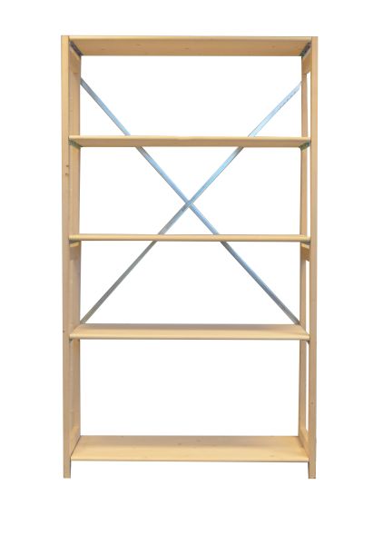 Elément de base 5 tablettes en bois WEDEKA