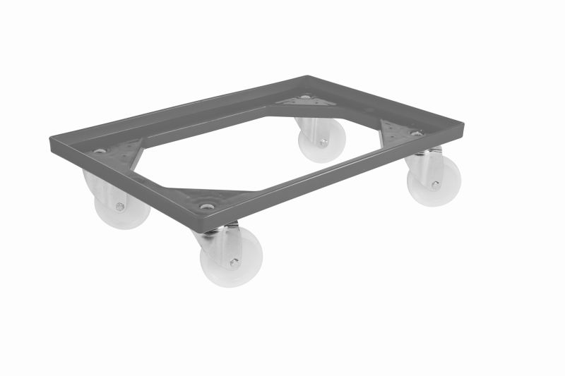 Chariot de transport spécialement conçu pour les bacs Euronorm