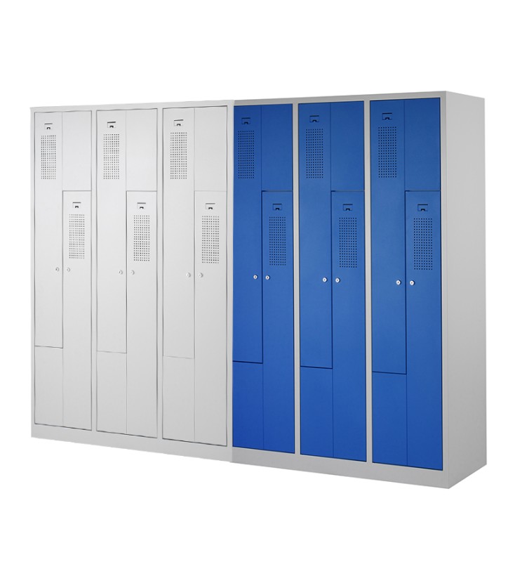 Casiers Vestiaires portes en Z
