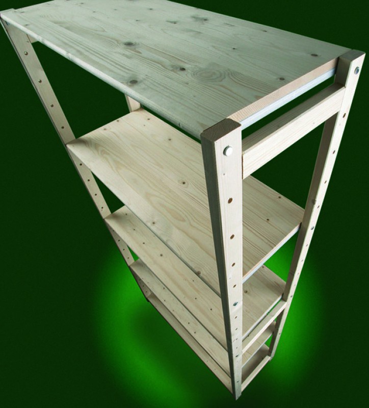 Rayonnages en bois A+