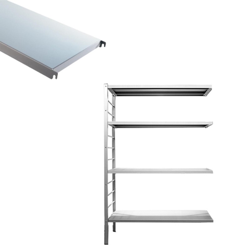 4 tablettes en aluminium