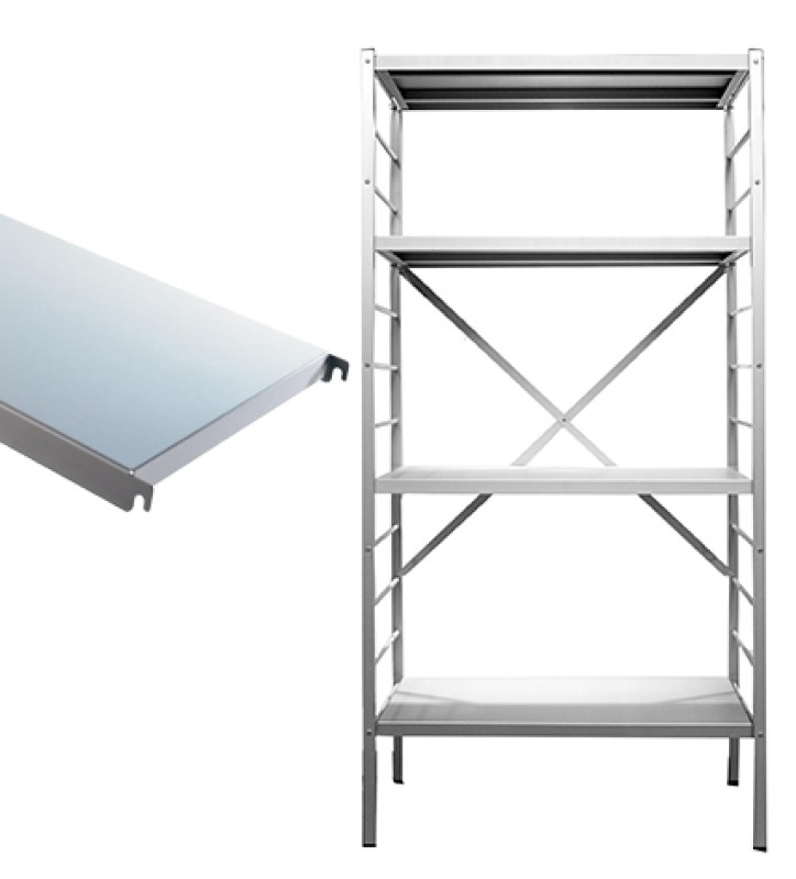 4 tablettes en aluminium