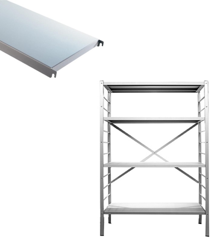 4 tablettes en aluminium