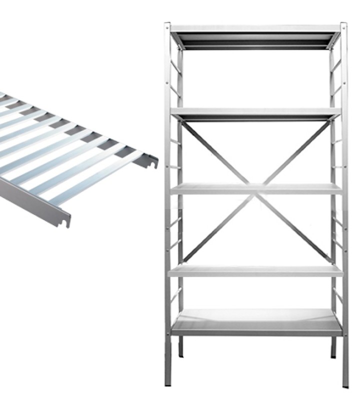 5 tablettes grillagées