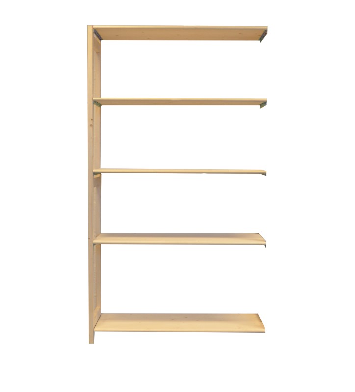 5 tablettes en bois A+