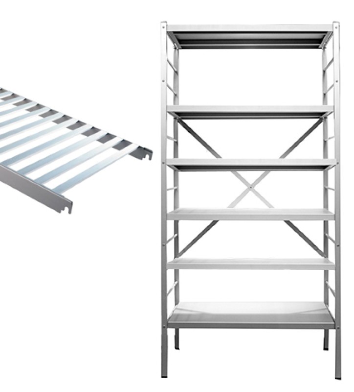 6 tablettes grillagées