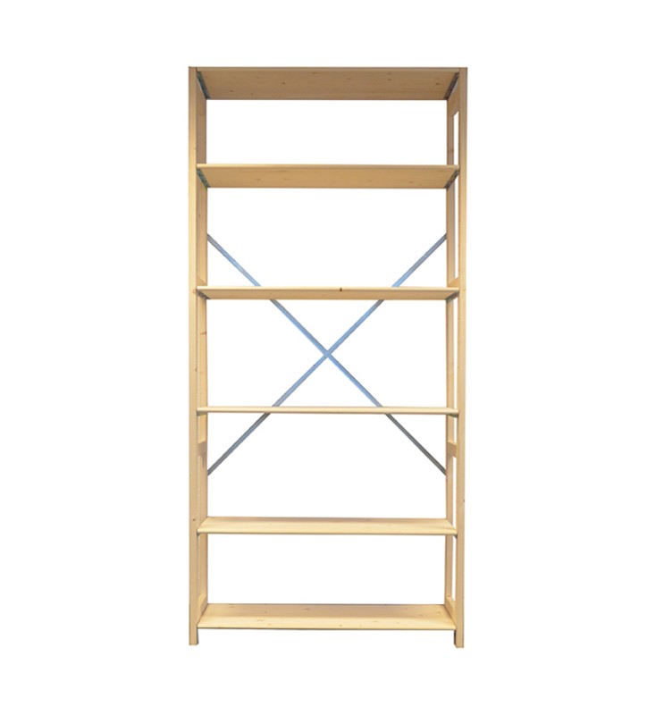 6 tablettes en bois A+