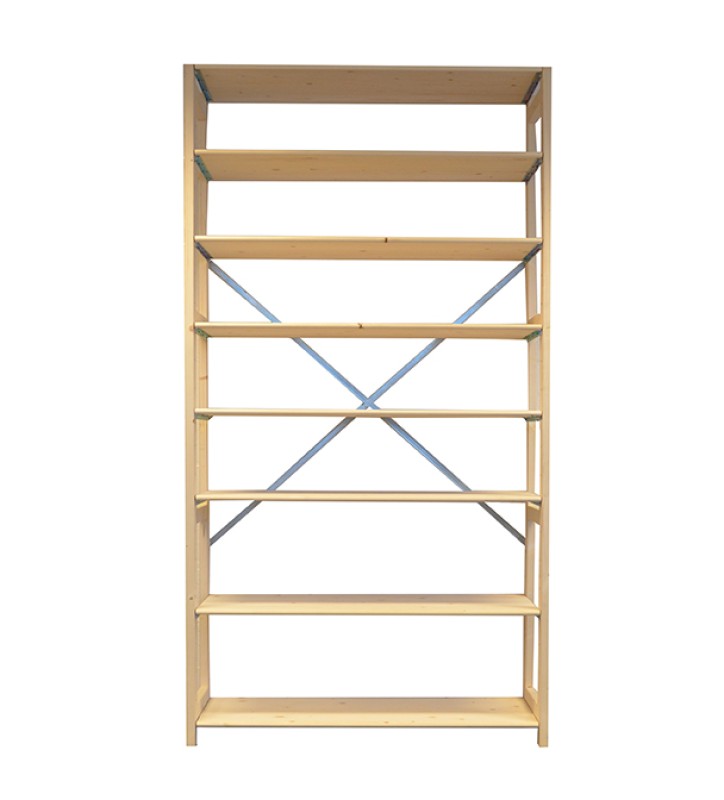 9 tablettes en bois WEDEKA