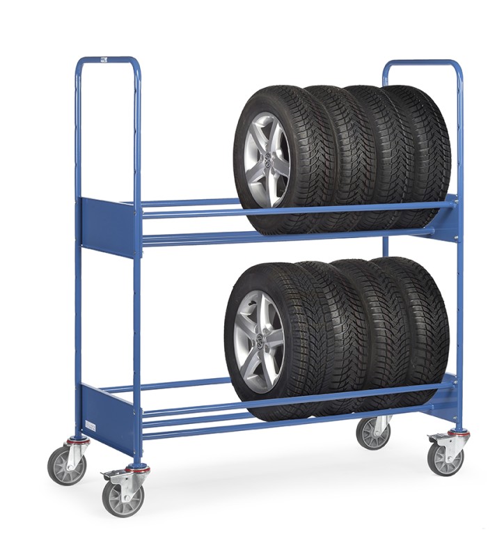 Chariot pour pneus - dimensions utiles 1420x600 mm