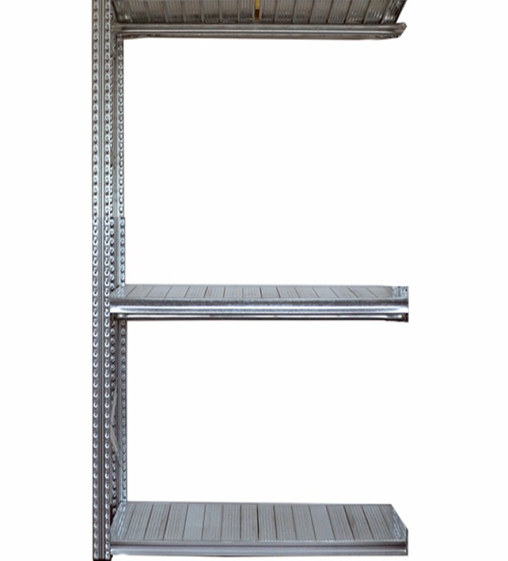 Suspension centrale
2 niveaux de barres de confection
3 niveaux de tablettes