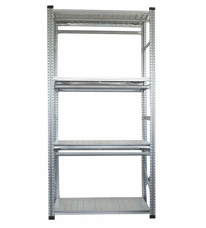Suspension latérale double.
3 niveaux de barres de confection
4 niveaux de tablettes