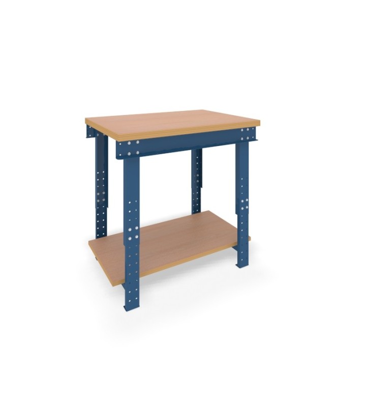 Etabli type B 650/1000x750x1000 - avec tablette de fond