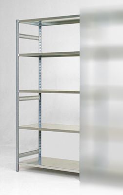 Aanbouwrek 5 gegalvaniseerde legborden