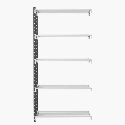 Aanbouwrek 5 legborden epoxy gelakt