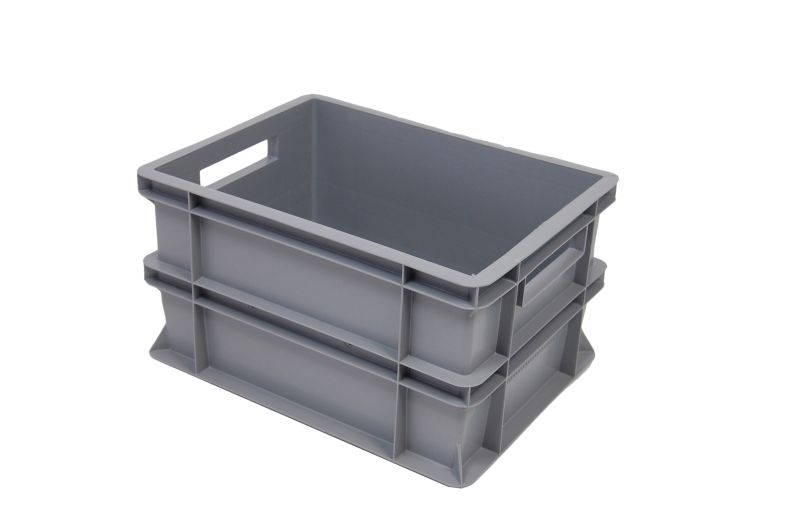Euronormbak 400x300x240, bodem en zijwanden gesloten