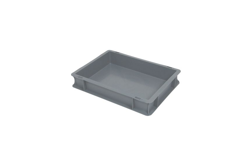 Euronormbak 400x300x70, bodem en zijwanden gesloten