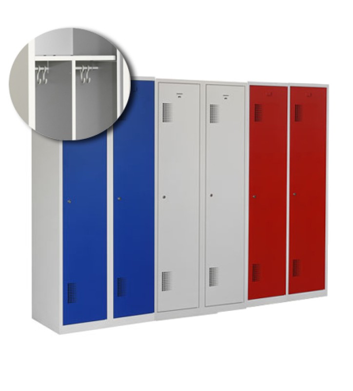 Lockers schoon/vuil